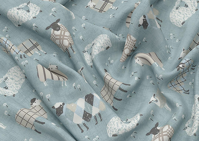 Baa Baa, Duckegg - Twist&Fit Roman Blind - Image 4